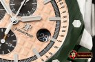 Audemars Piguet ROO 2018 "Combat" Grn CER/SS/RU Cream JF V2 A3126 Mod