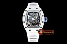 Richard Mille RM055 Bubba Watson CER/RU Skeleton Wht/Blue MY8215 Mod