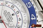 Rolex YachtMaster 116680 Blue SS/SS White BP Asia 7750 Mod