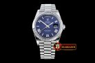 Replica Rolex DayDate 40mm SS/SS Blue Roman Flut BP A2836 Mod325