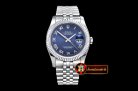 Rolex Datejust DJ 36mm Jub Flt SS/SS Blue Rmn BP A3135 Mod
