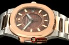 PP0178D - Nautilus 7010 Midsize 32mm TT RG Brown - Swiss Qtz