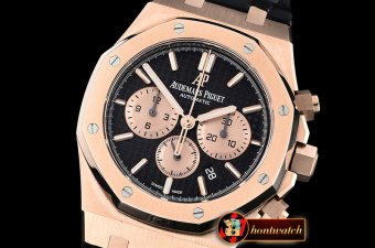 Audemars Piguet Royal Oak Chronograph 26331ST RG/LE Black OMF A7750