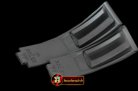 ROLACC020A - Black Rubber Strap 20/16 with RG Insignia Clasp