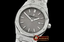AP0530A - AP Royal Oak 33mm Frosted SS/SS Grey JHF V2 Swiss Qtz
