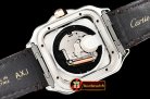 Cartier Santos De Cartier 2018 Mens RG/SS/LE Wht Swiss Qtz
