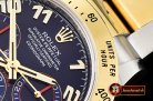 Rolex Daytona 116523 YG/SS Blue Num OMF A7750 Mod