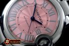CAR0331B - Ballon De Cartier Ladies SS/SS Pink Roman Miyota