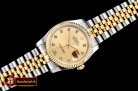 Rolex DJ 36mm Oyst Flt YG/SS (Wrap) Gold Diams BP A3135 Mod