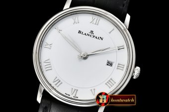 Blancpain Villeret Ref.6651 SS/LE White/Roman ZF Miyota 9015 Mod
