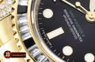Rolex GMT II Blk/Wht Rubies YG/YG Blk BP A3186 Mod