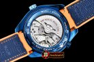 Omega Planet Ocean 45mm GMT Blue DLC/NY Black JHF A23J Mod