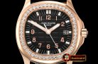 Patek Philippe Aquanaut Ref.5068R 35mm RG/RU Black PPF Swiss Qtz
