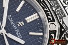 Audemars Piguet Royal Oak Ref.15400 Custom SS/SS Blue Jap 821A M