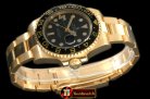 ROLGMT105A - YG/YG 2008 GMT Black Swiss 2836