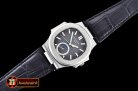 Replica Patek Philippe Nautilus MoonPhase SS/LE Black MY9015