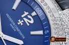 VACH. CONSTANTINE Overseas Ref.47074 Diams SS/LE Blue MY8215 Mod