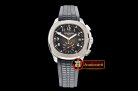 Patek Philippe Aquanaut Chronograph 5968A SS/RU (Blk) Grey YLF A7750