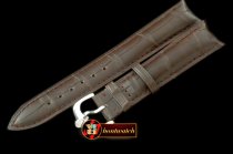 Replica Rolex Brown Croc Strap SS 20/16/ New Insignia Buckle
