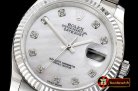 Rolex Datejust DJ 36mm Oyst Flt SS/SS White MOP Diams BP A3135 M