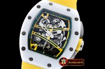 Replica Richard Mille RM061-01 Yohan Blake TZP White Cer Yellow