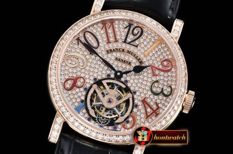 Franck Muller Ronde Color Dreams Tourbillon Diams RG/LE Diams Tourb