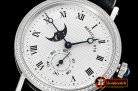 BRE083A - Classique MoonPhase Ref.3300 Diam SS/LE Wht MY9015 Mod