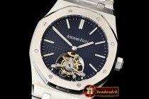 Audemars Piguet Royal Oak Extra Thin Tourb SS/SS Blue JF Flying Tourb