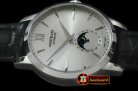 MB057B - Star Calendar Moonphase SS/LE White M-9105