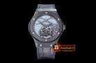Fake Hublot Classic Fusion 45mm Tourbillon CER/LE Blue Asian 21J