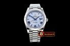 RDD0197B - DayDate 228206 SS/SS Blue Roman Smooth BP Swiss 2836