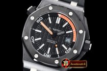 Audemars Piguet Royal Oak Diver 15707 CER/RU Black JF Ult 1:1 MY9015 Mod