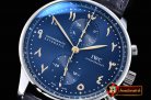 IWC Port. Chrono SS/LE Blue/Arabic Gold Num YLF A7750 Mod