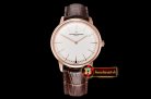 VACH. CONSTANTINE Patrimony Grand Taille RG/LE White KZF Miyota 9015