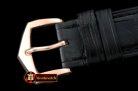 Replica Patek Philippe Black Croc Strap RG 20/16/ Insignia Buckl