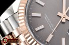 Rolex DateJust 36mm Jub Flt 904L RG/SS Grey/Stk GMF A2836