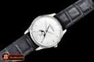Jaeger Le Coultre Master Ultra Thin Moonphase SS/LE White GF 1:1 MY9015