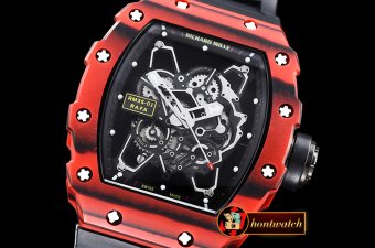 Richard Mille RM035-01 Rafael Nadal Red FC/VRU Blk/Blk Miyota Mo