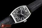 Franck Muller Crazy Hours Curvex Mens SS/LE Black Asia 21J Mod