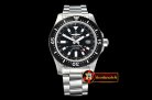 Breitling SuperOcean 44 Stainless SS/RU Black/Stk GF Asia 2824