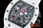 Richard Mille RM011 Felipe Massa LE Wht Cer CER/PVD/VRU Green A7