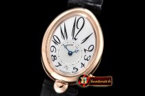 Breguet Queen of Naples Ladies RG/LE Wht MOP Jap Movt