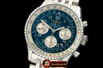 Replica Breitling Navitimer SS/SS Blue Num 7750