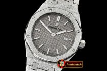 Audemars Piguet AP Royal Oak 33mm Frosted SS/SS Grey JHF Swiss Quartz