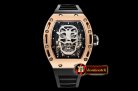 Richard Mille RM052 Tourbillon Skull RG/RU Skele Tourbillon