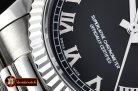 Rolex Daydate 36mm Flt SS/SS Black Roman Num BP Swiss 2836