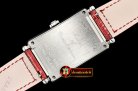 Franck Muller Long Island Ld 952QZ DIAM/SS/LE (Red) Wht GF Swiss Qtz