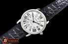 Cartier Ronde Louis Cartier Date SS/LE White Miyota 9015
