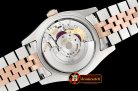Rolex DateJust Jub Flt RG/SS Dark Grey Diam BP A3135 Mod