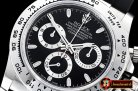 Rolex Daytona 116509 SS/RU Blk/Stk OMF A4130 Mod